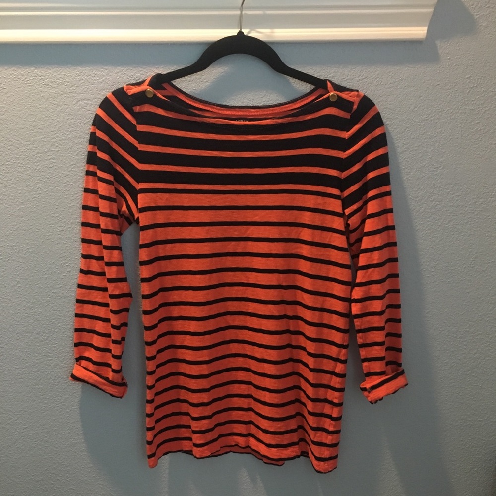 J. Crew Striped Painter Tee